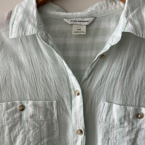 Club Monaco light cotton blouse - Picture 2 of 4